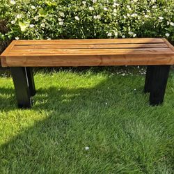 Outdoor Wood Bench