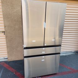 COUNTER DEPTH STAINLESS STEEL SAMSUNG BESPOKE REFRIGERATOR FRENCH DOOR 