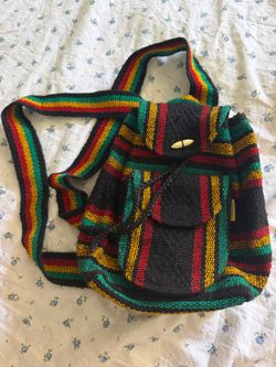 Small Rasta colors backpack