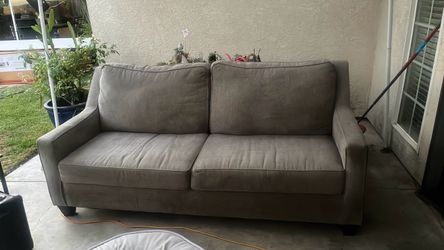 Lovely gray love seat