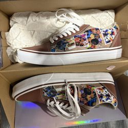 Disney 100 Scrapbook Vans Size 9 