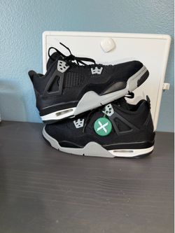 Nike Air Jordan 4 Retro Black Canvas