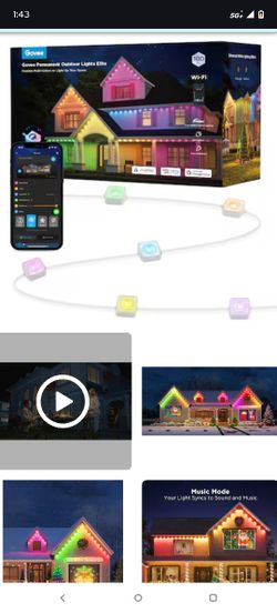Pick up today
Govee 100-ft Plug-in White Indoor/Outdoor String Light with Color changing -Light LED Mini Bulbs Bluetooth Compatibility Wi-Fi Compatibi