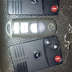 Mazda smart keys