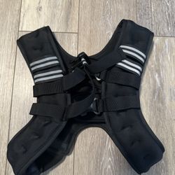 Weighted Workout Vest, 12 Lbs, Black, Running, Hiking, Gym, Fitness, Weightloss, Black Vest