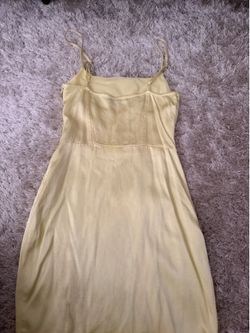 Zara yellow dress size small