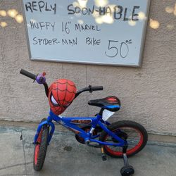 Spider Man Kids Bike 16”