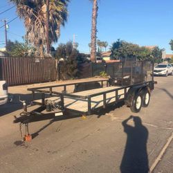 AZTEK 77"X16FT TANDEM AXLES TRAILER