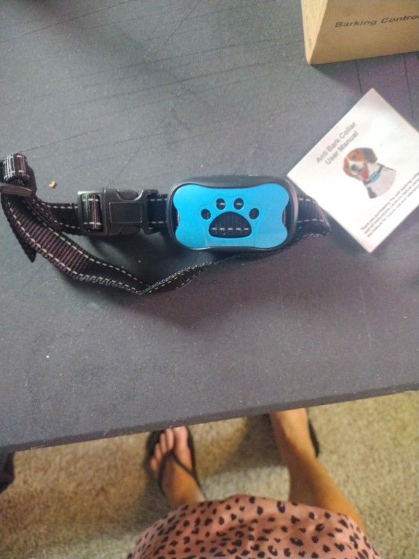 ANTI BARK COLLAR COMES WITH THE USB CABLE MANUAL