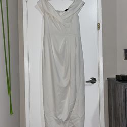 White Formal Dress   