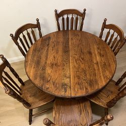 Wood Dining Set (Read Description)