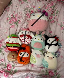 Hello Kitty and Sanrio Squishmallows