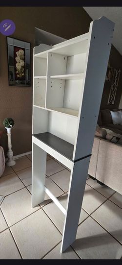 Over the toilet shelf unit. $40 (used)