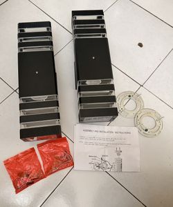NEW 2-outdoor porch lights with sensor