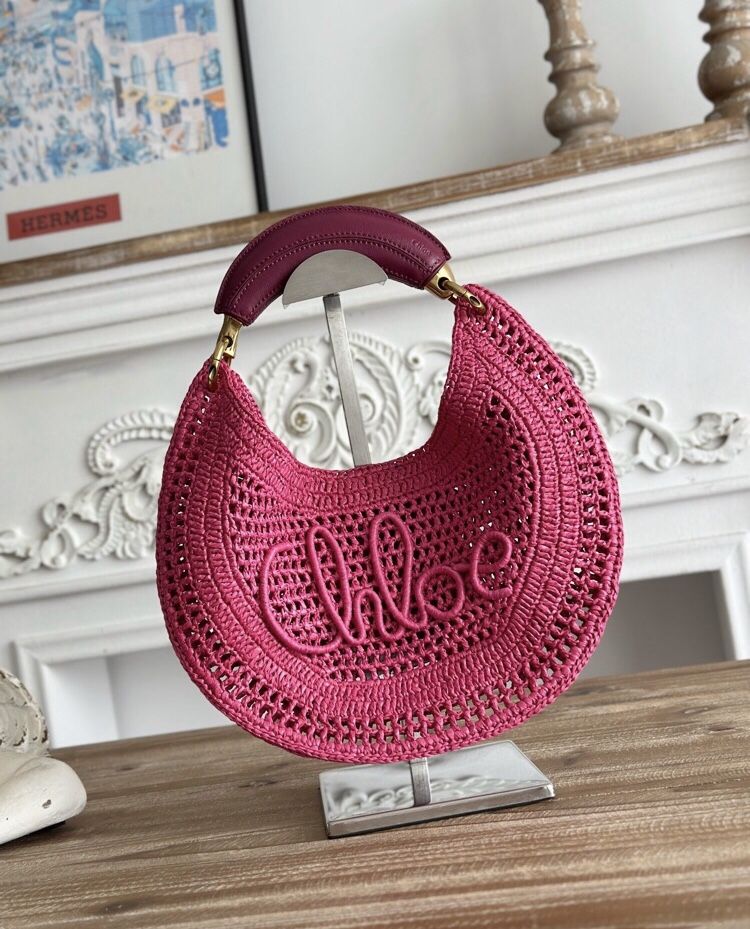 Summer Banana hobo bag straw bag