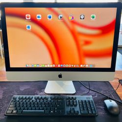 APPLE IMAC 27” 5K Retina 3.4Ghz CORE i5 8GB RAM 1TB Video Editing//Music Production
