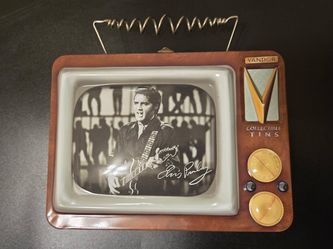 Vandor Collectible Elvis Tin Linch Box-64th St & Bell