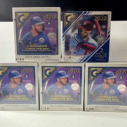 (4) 2020 Topps Gallery Baseball Monster Box (1) 2022 Topps Gallery Baseball Monster Box Brand New Sealed