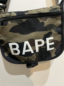 Bape A Bathing Ape Green Camo Side Bag *With Bape Plastic Bag* for Sale in  Bothell, WA - OfferUp