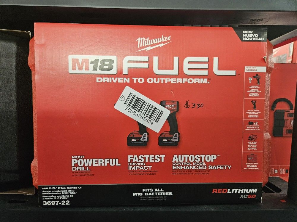 Milwaukee M18 Fuel 2 Tool Compact Kit