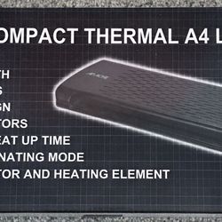 Apache 9” Compact Thermal A4 Laminator with 100 Letter Size Laminating Pouches