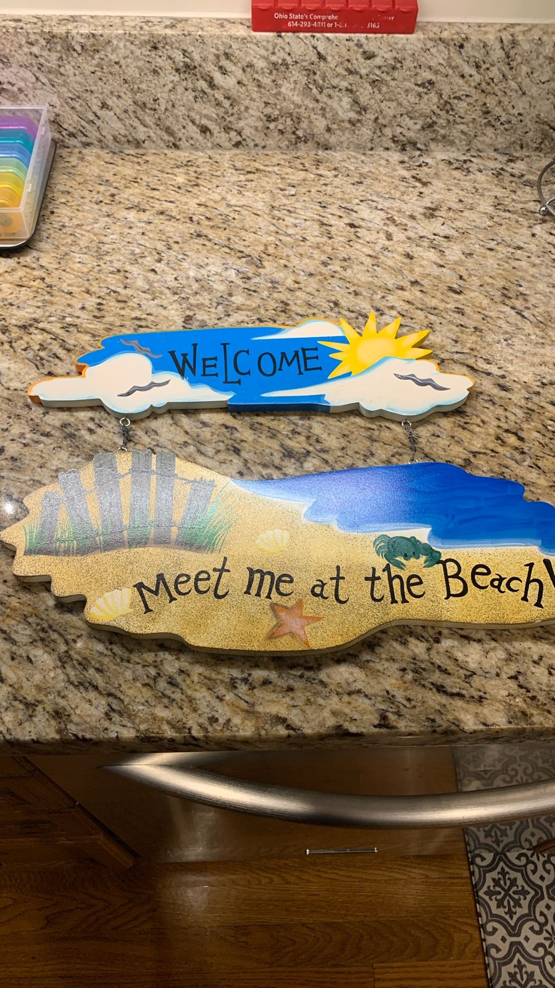 Beach Welcome Signage