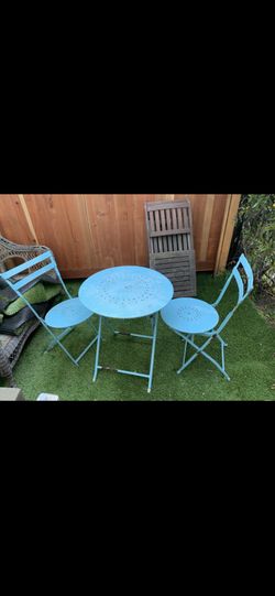 Blue Outdoor Table