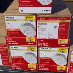 Universal Security Instruments (3-Pack) Hardwired & 10-Year Battery Backup Smoke Detector with Ionization Sensor