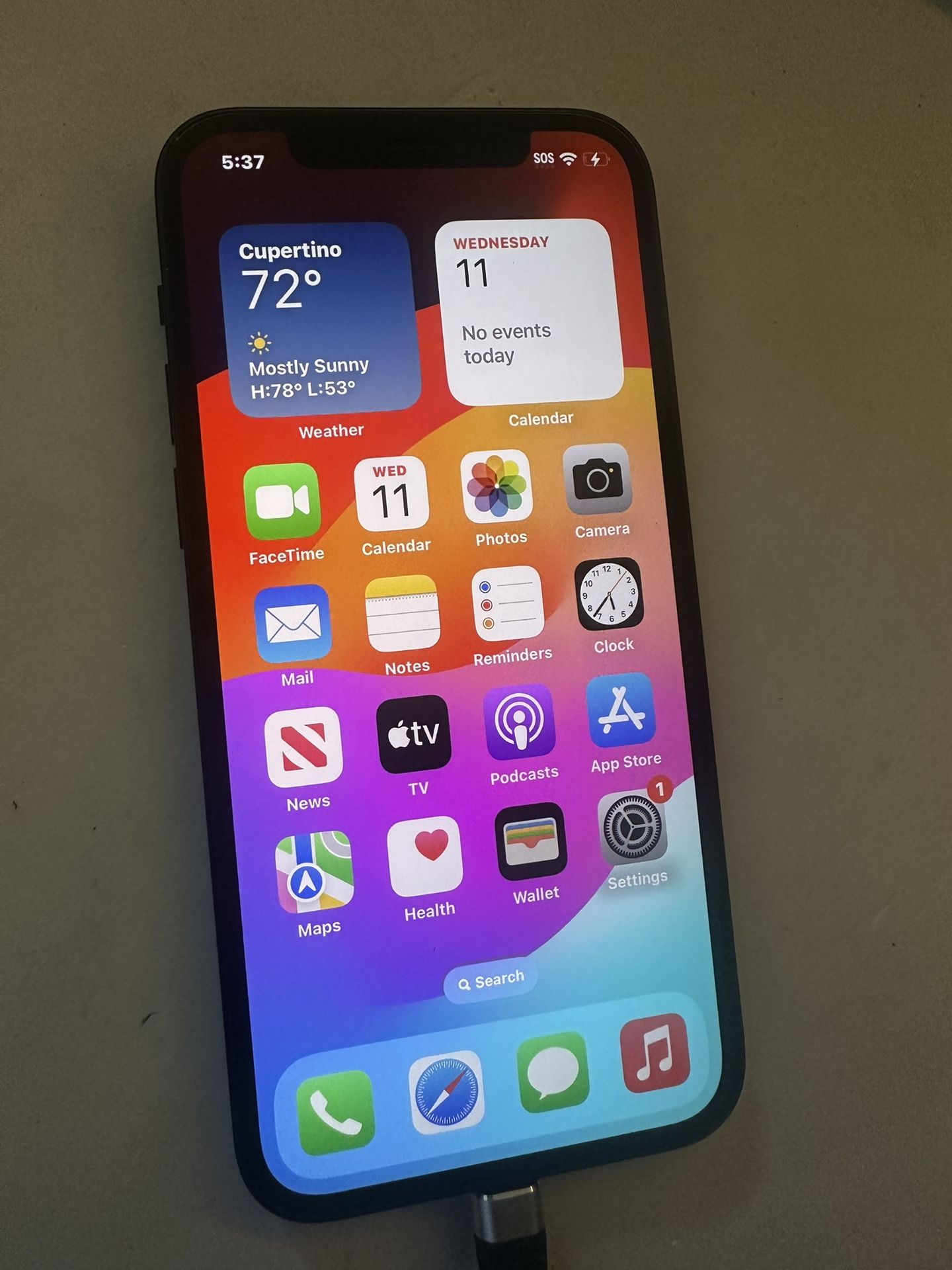 Pre-Owned Apple iPhone 12 (128GB) Unlocked - Black : Target Apple iPhone 12 128gb Black AT&T And Cricket Wireless 