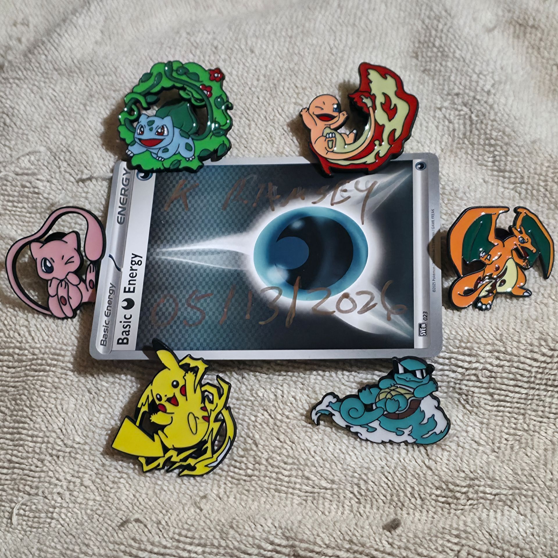 6x Pokemon Pins