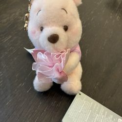 Winnie the Pooh Sakura Plush Keychain