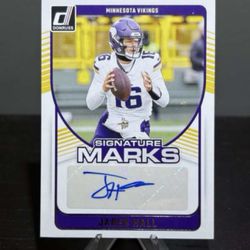 SMA-JHA Jaren Hall 2024 Donruss - Signature Marks