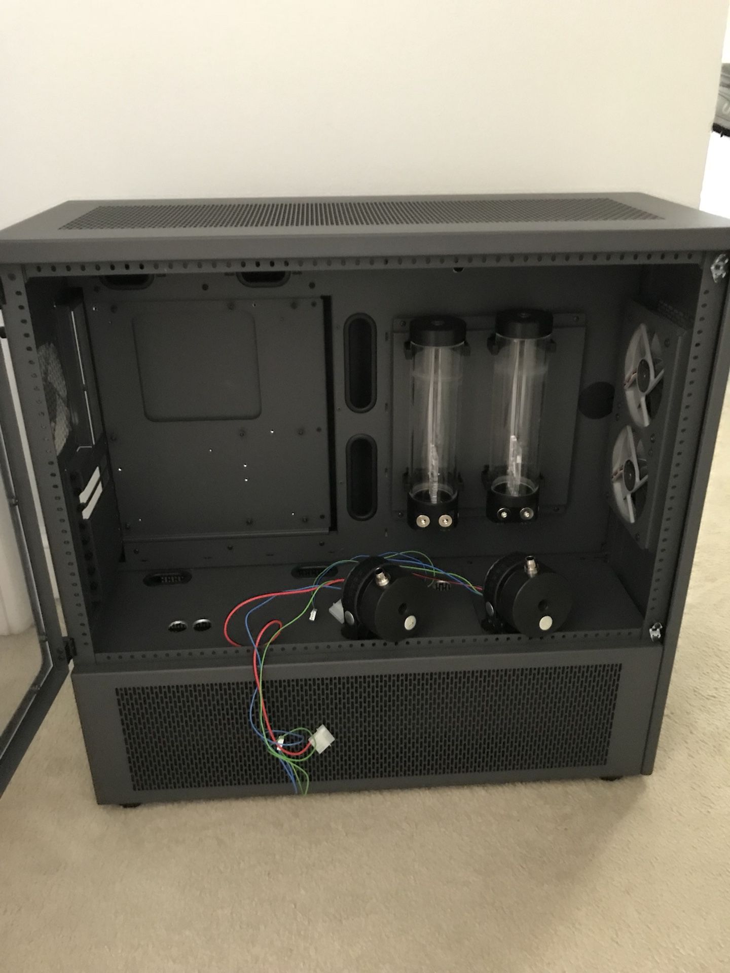 Caselab SMA8 PC Case with 2 pumps and 2 res
