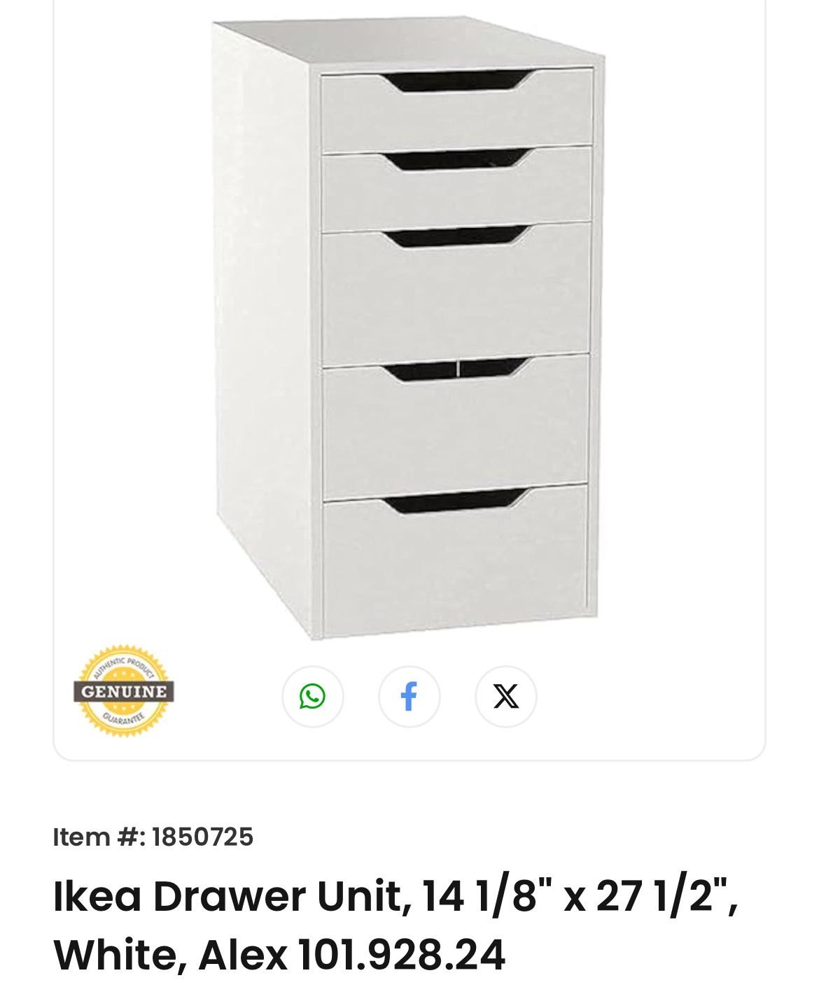 Alexa IKEA DRAWER!!!!