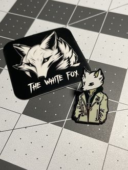 Clever Fox Enamel Pin 