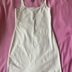 Skims White Mini Dress