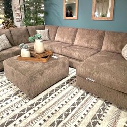 ••ASK DISCOUNT COUPON🍬 sofa Couch Loveseat Living room set sleeper recliner daybed futon ■hoylke Chocolate Brown Raf Or Laf Sectional 