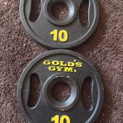 Vintage Golds 2 Hole Ez Grip 10s 