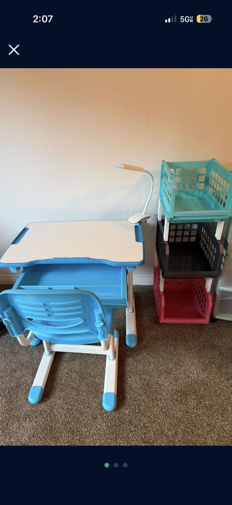 Kids Desk And Shelf Lamp 