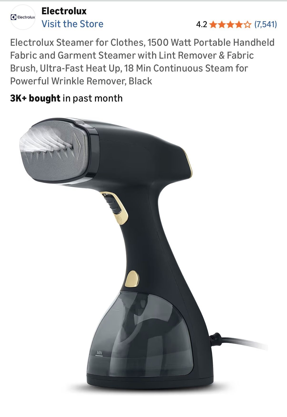 Electrolux Steamer for Clothes