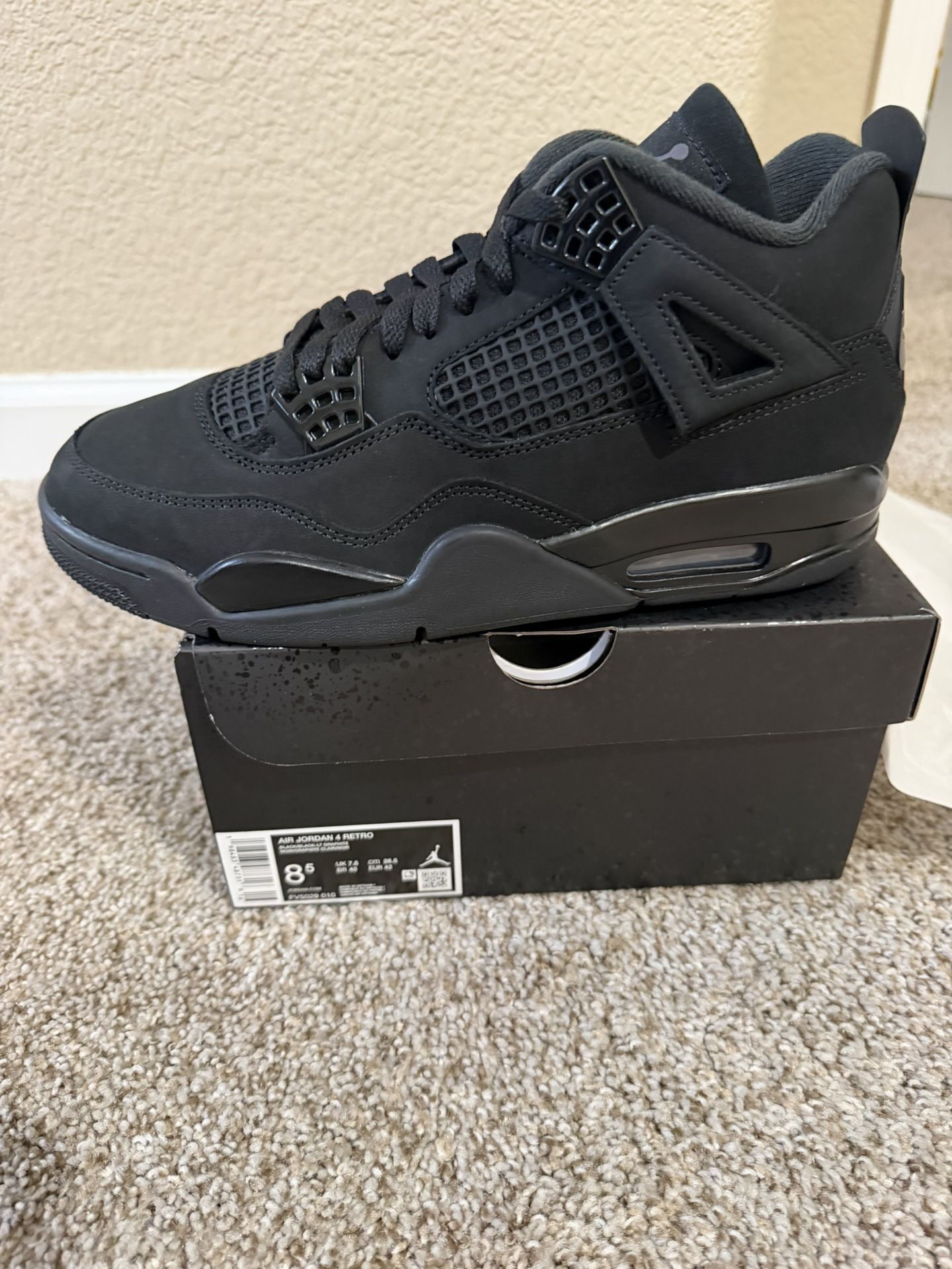 Jordan 4 Retro Black Cat