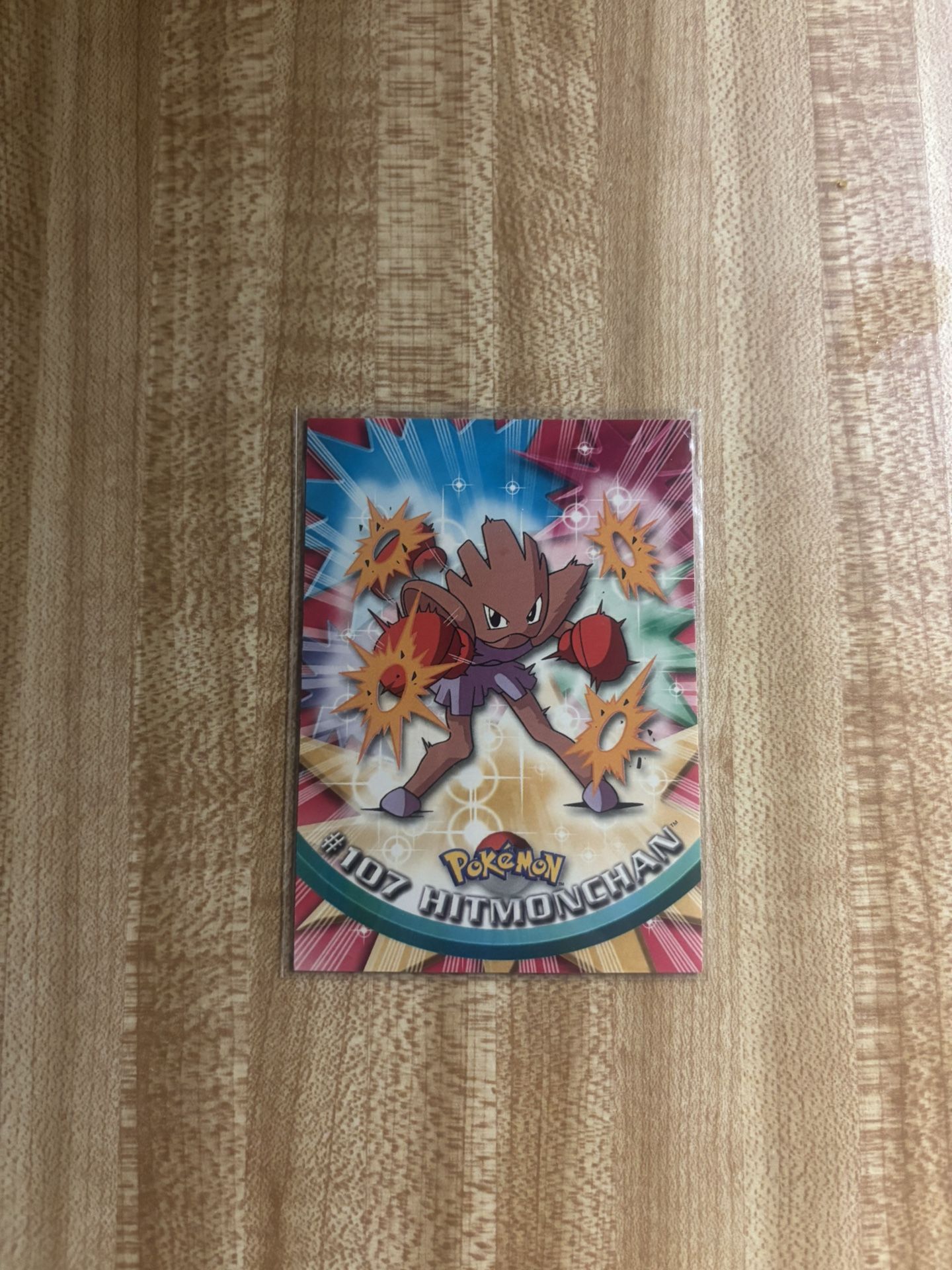 Hitmonchan #107 Pokemon 2000 Topps TV