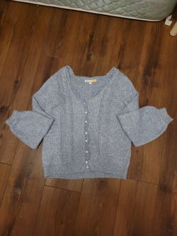 Blue Cardigan 