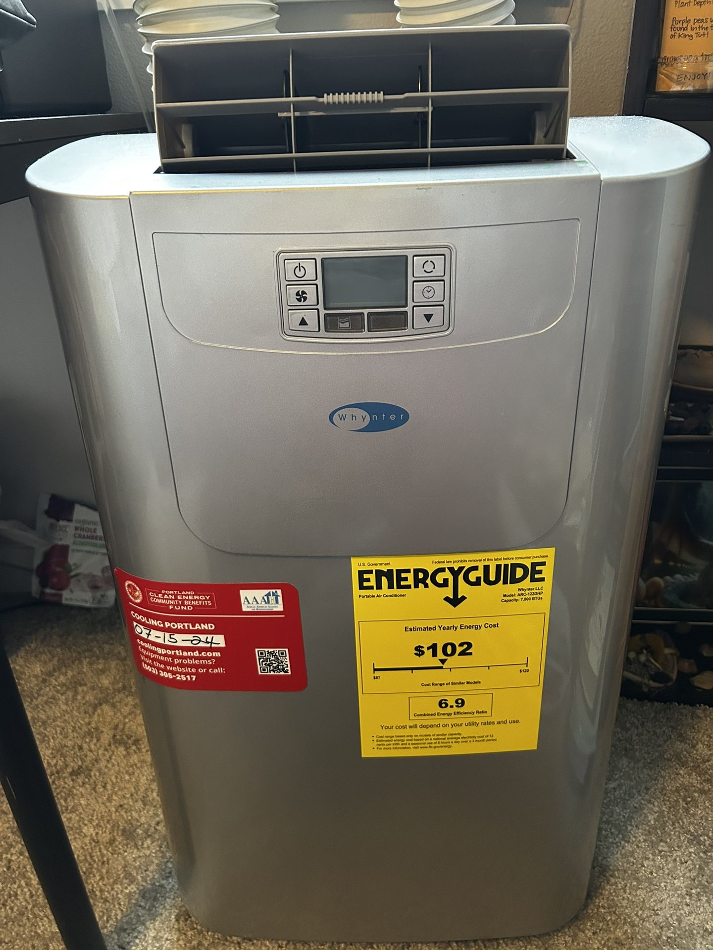 12000 BTU air conditioner With Remote