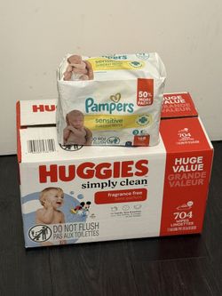 Huggies & Pampers Wipes