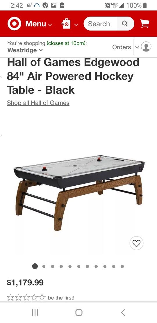 Air Hockey Table New 