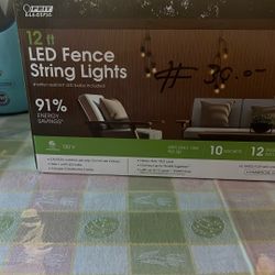 LED Fence String Lights