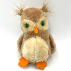 VTG Dakin Owl Obie Green Eyes Plush