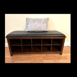 Shoe Rack Entryway Bench