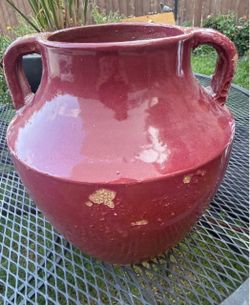 Vintage Lazy Susan USA Ceramic Amphora Vase